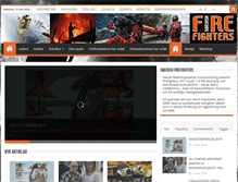 Tablet Screenshot of firefighters.se